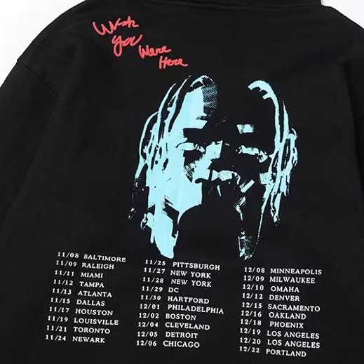 Travis Scott Astroworld Tour Launch Hoodie In Black - FashionPlug