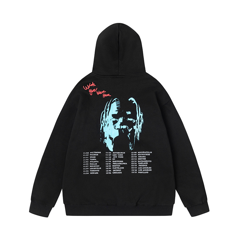 Travis Scott Astroworld Tour Launch Hoodie In Black - FashionPlug