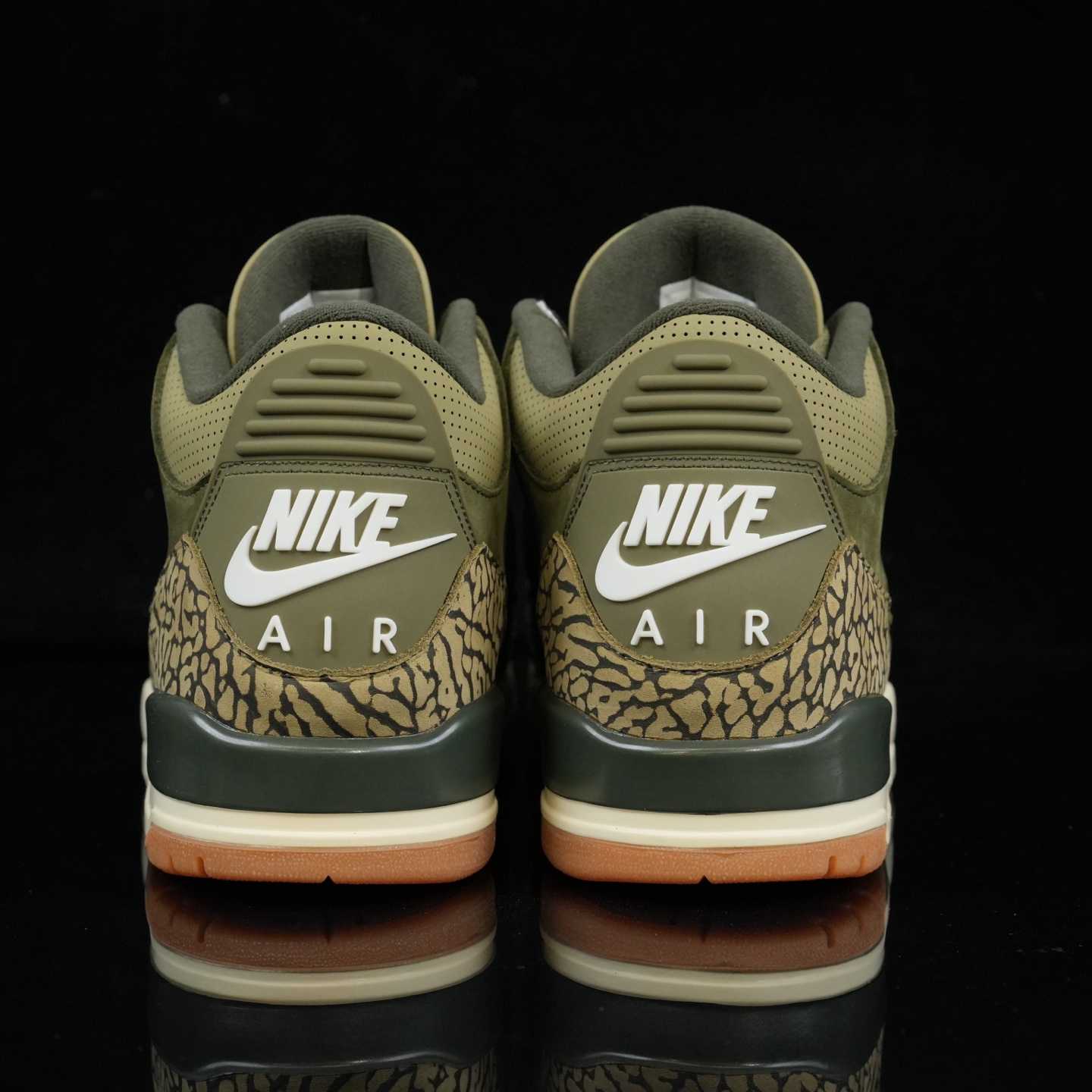 Air Jordan 3 “Medium Olive” Retro Lifestyle Sneakers DN3707-202 - FashionPlug
