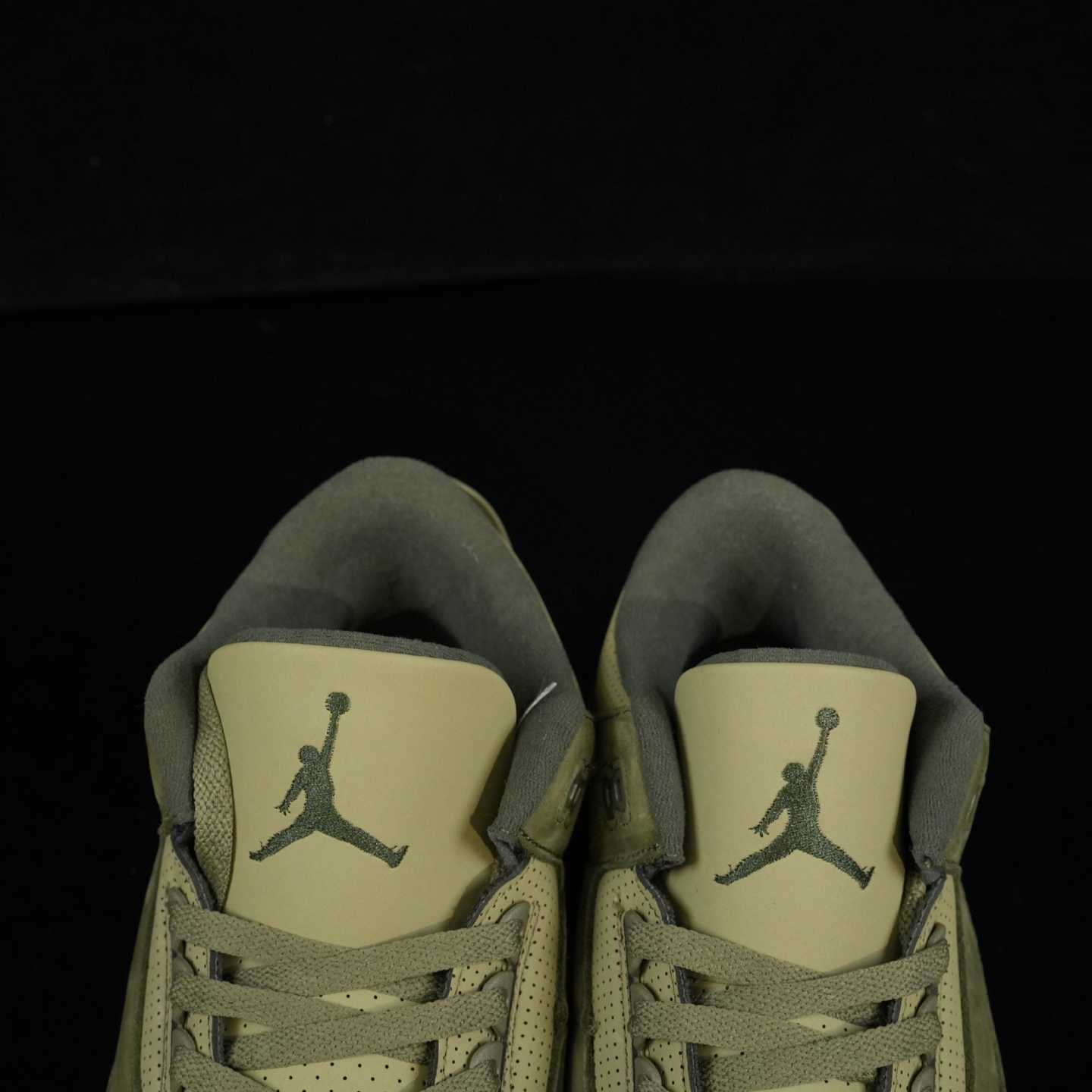 Air Jordan 3 “Medium Olive” Retro Lifestyle Sneakers DN3707-202 - FashionPlug