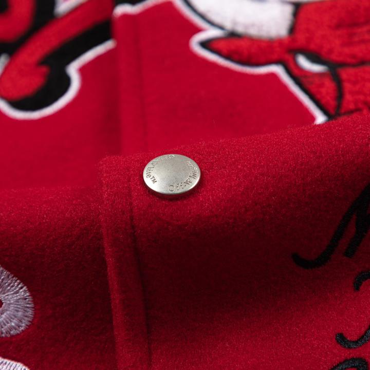 Off-White™ c/o Chicago Bulls Red Varsity - FashionPlug