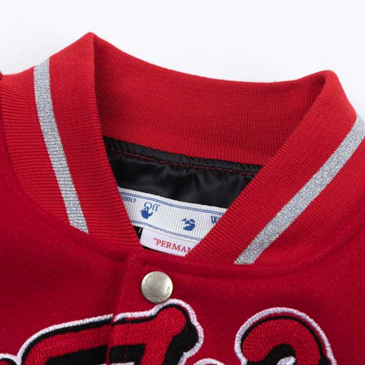 Off-White™ c/o Chicago Bulls Red Varsity - FashionPlug