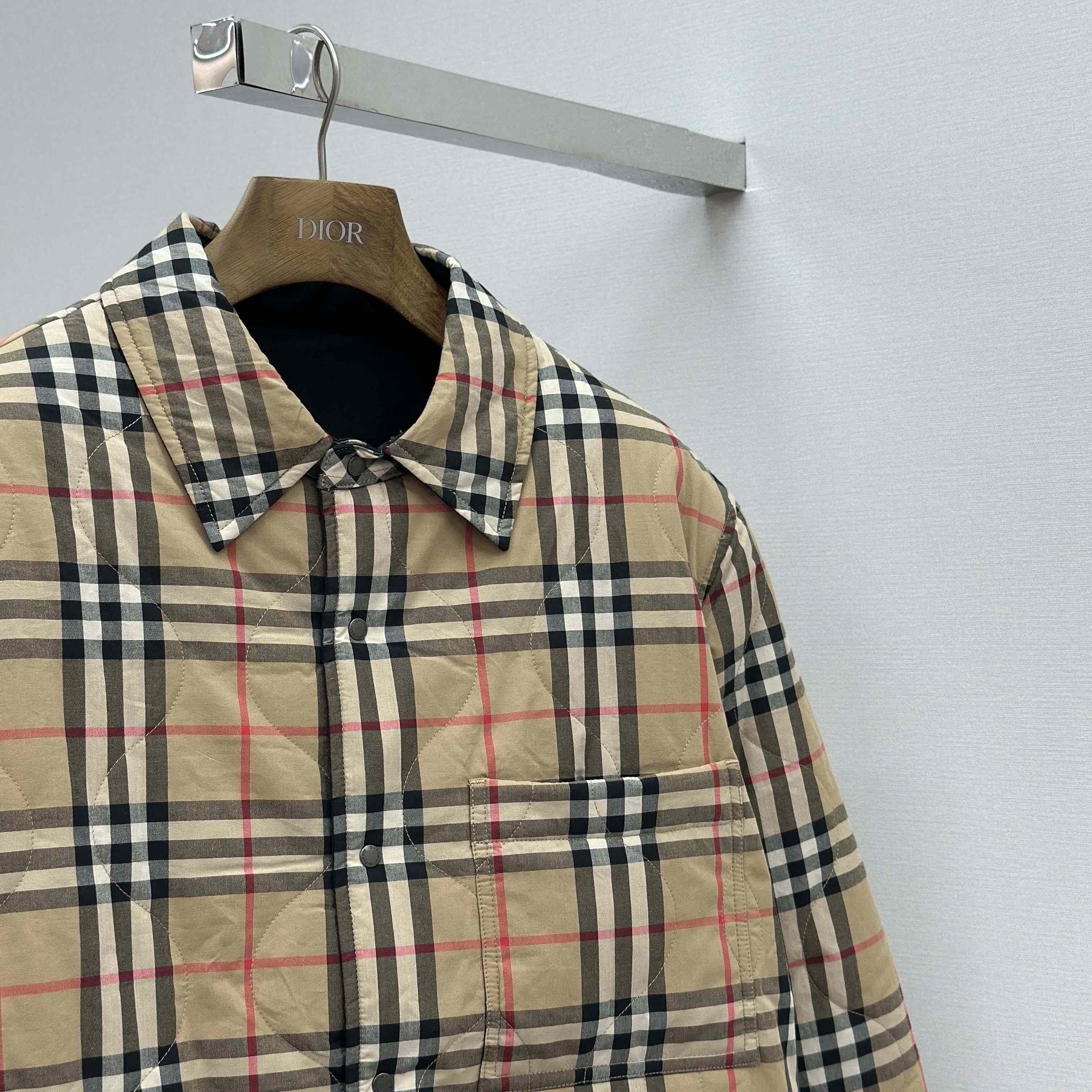 Burberry Reversible Vintage Check Jacket - FashionPlug