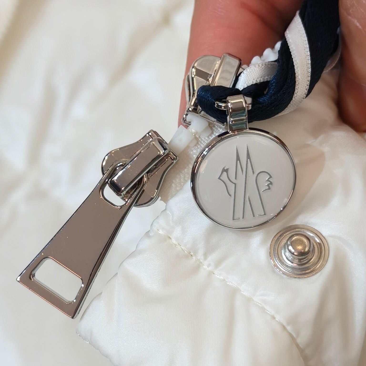 Moncler Jarcieu Braided Trim Short Down Jacket  - FashionPlug