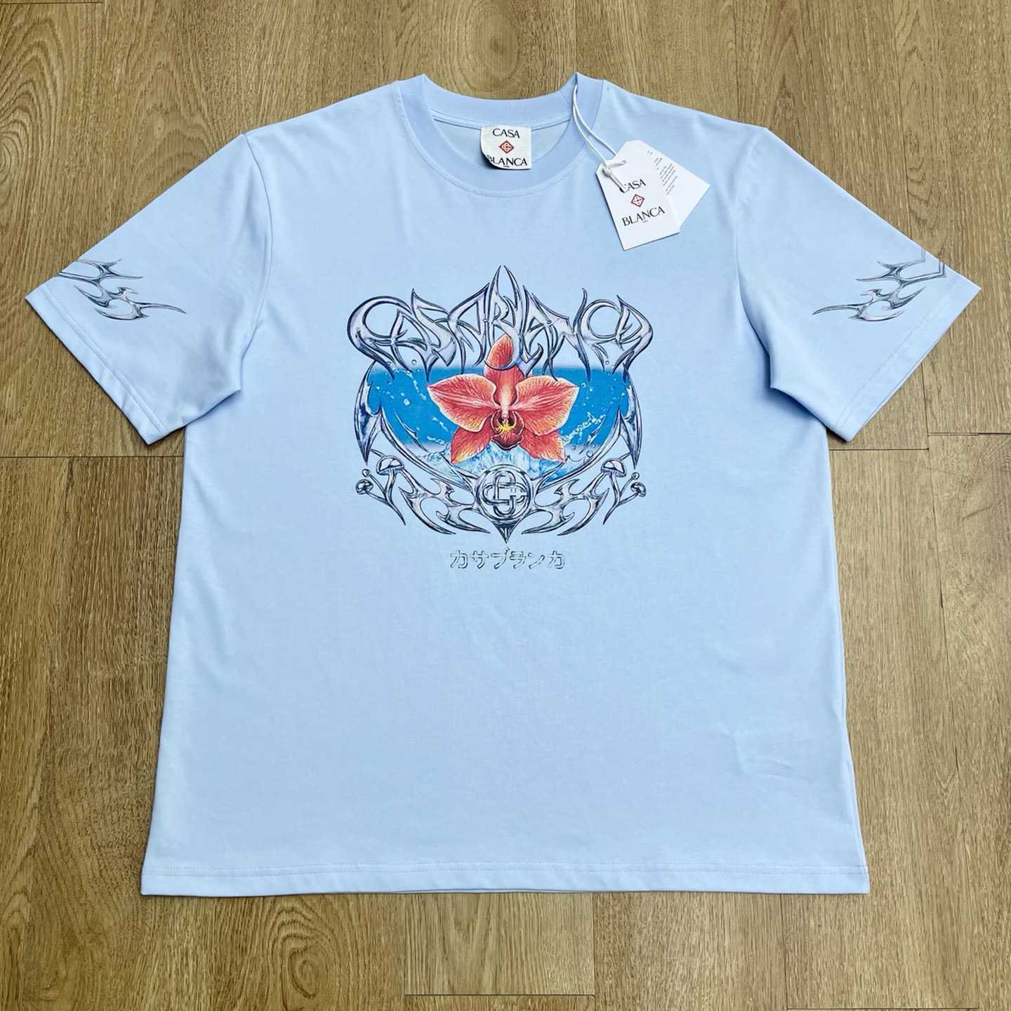 Casablanca Blades Oversized Short Sleeve T-Shirt   C1085 - FashionPlug