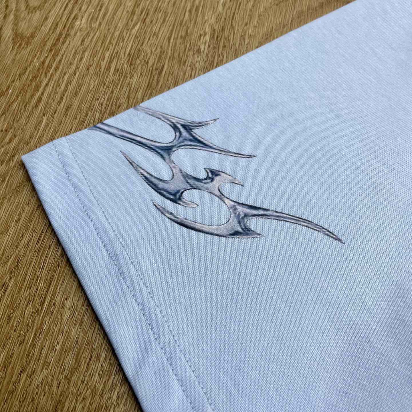 Casablanca Blades Oversized Short Sleeve T-Shirt   C1085 - FashionPlug