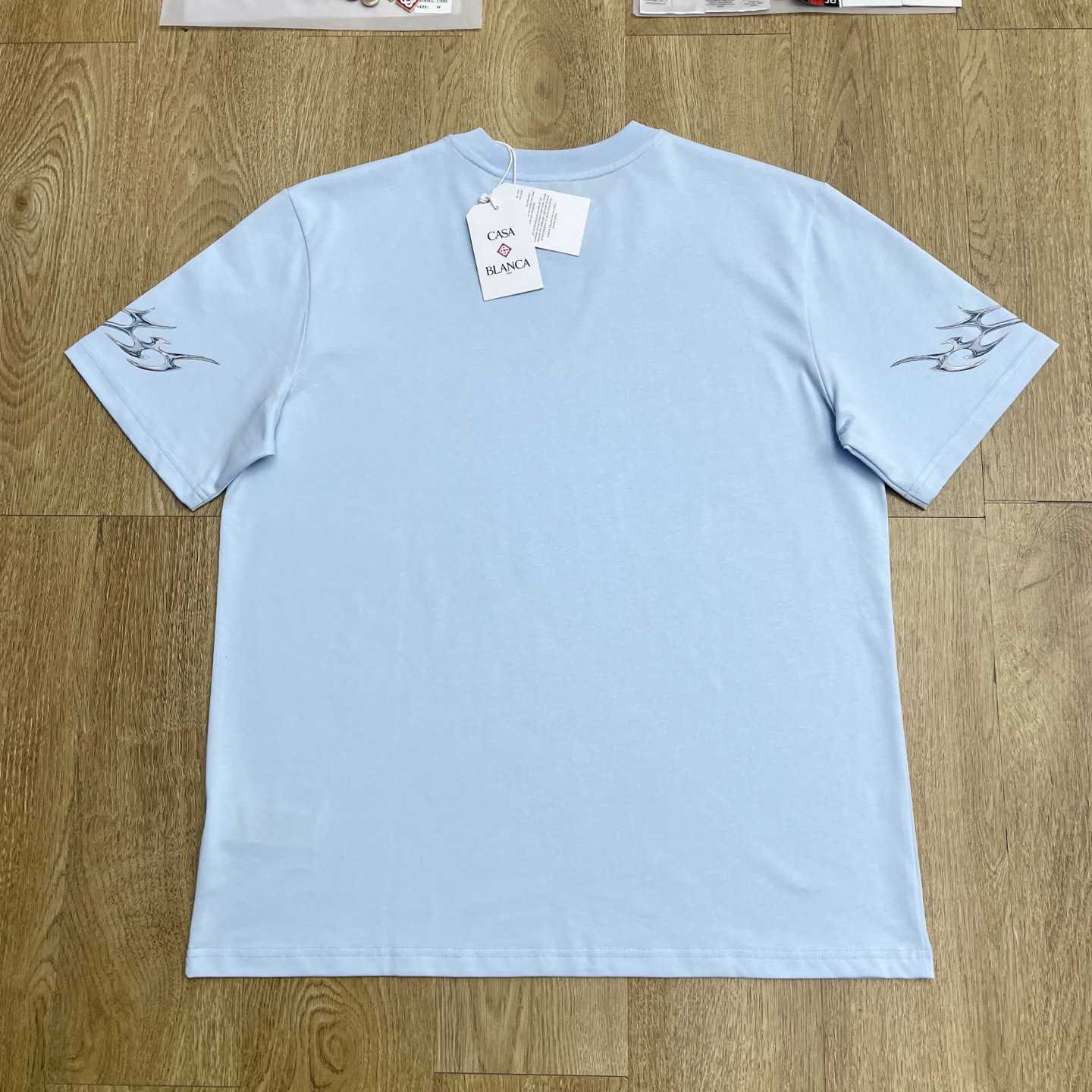 Casablanca Blades Oversized Short Sleeve T-Shirt   C1085 - FashionPlug