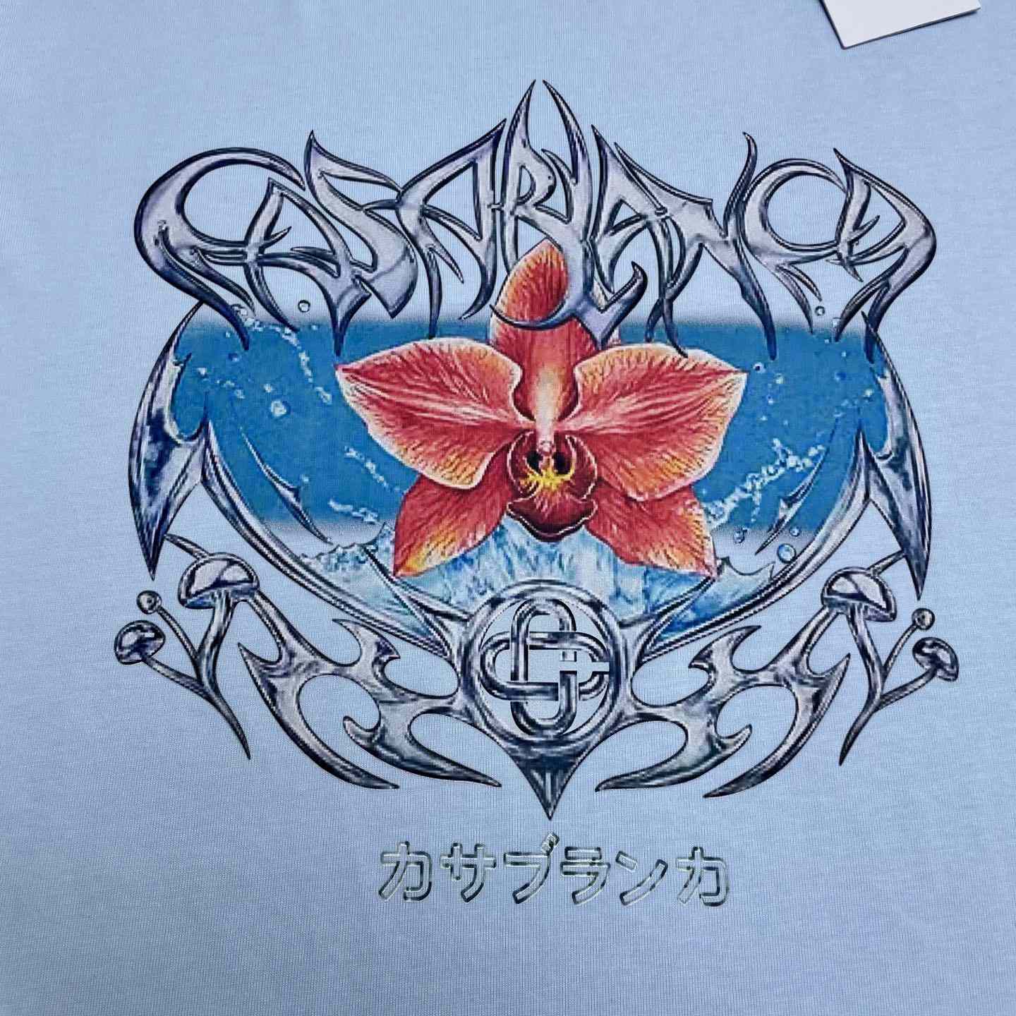 Casablanca Blades Oversized Short Sleeve T-Shirt   C1085 - FashionPlug