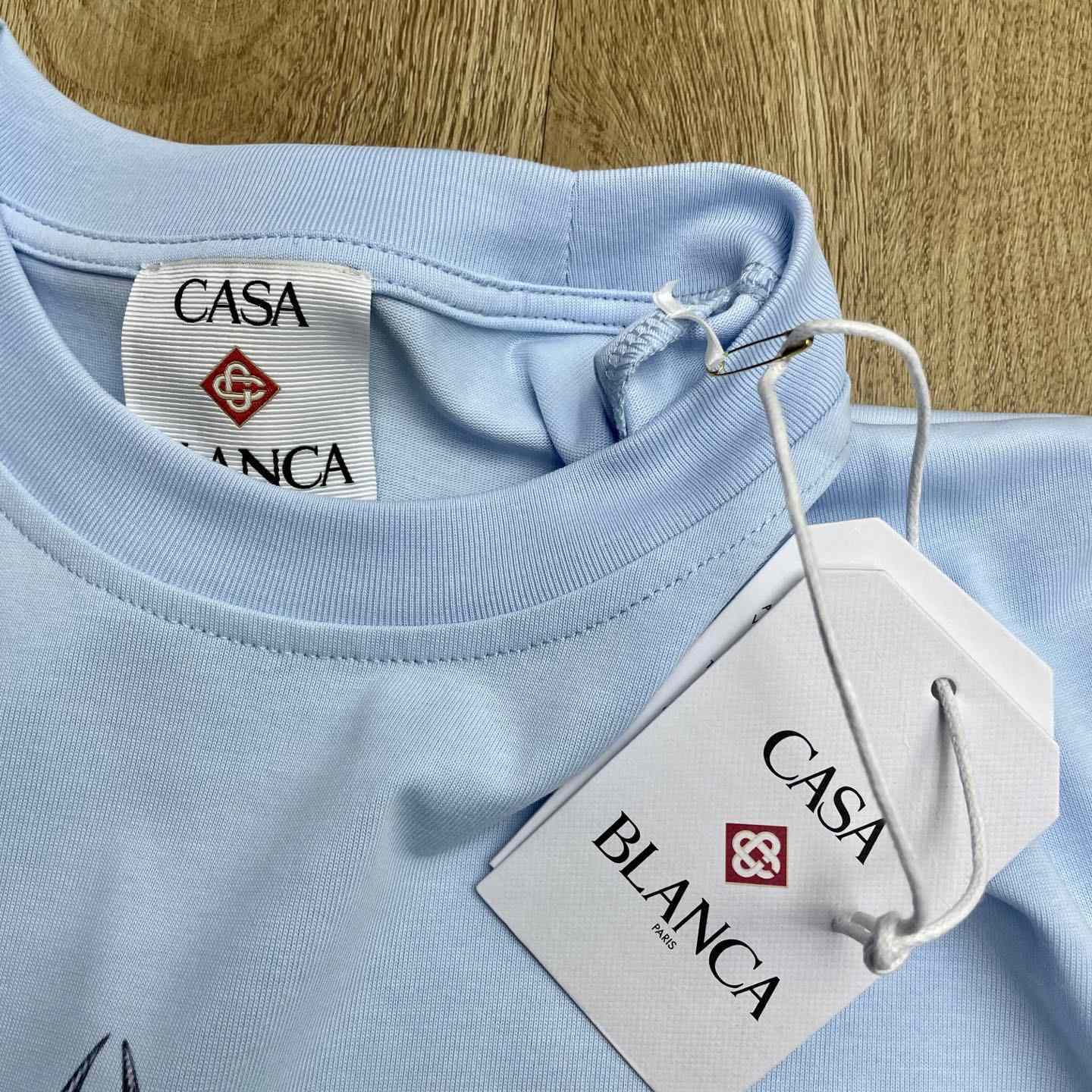 Casablanca Blades Oversized Short Sleeve T-Shirt   C1085 - FashionPlug