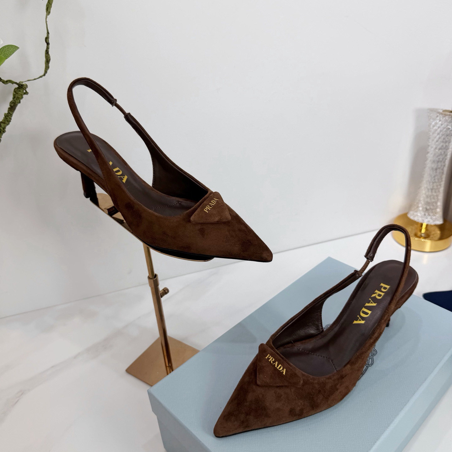 Prada Suede Pumps  5.5cm - FashionPlug