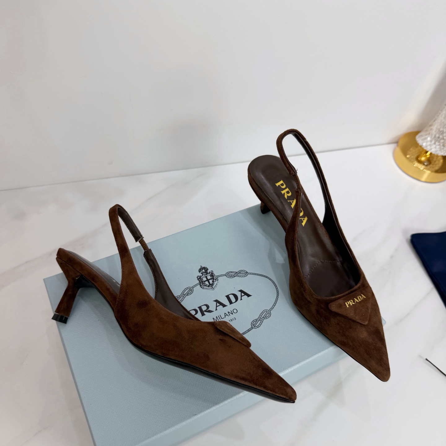 Prada Suede Pumps  5.5cm - FashionPlug