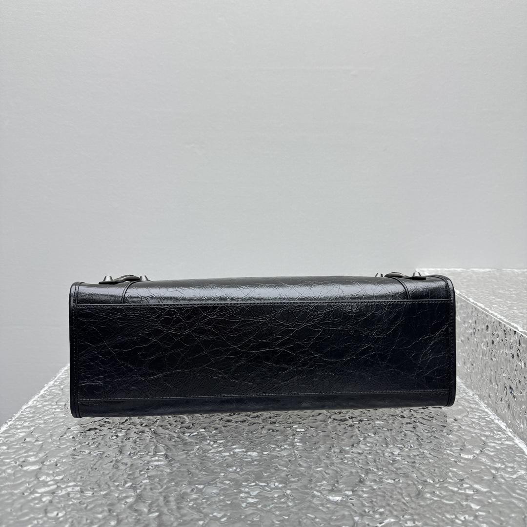 Balenciaga Le City Tote Bag Medium In Black - FashionPlug