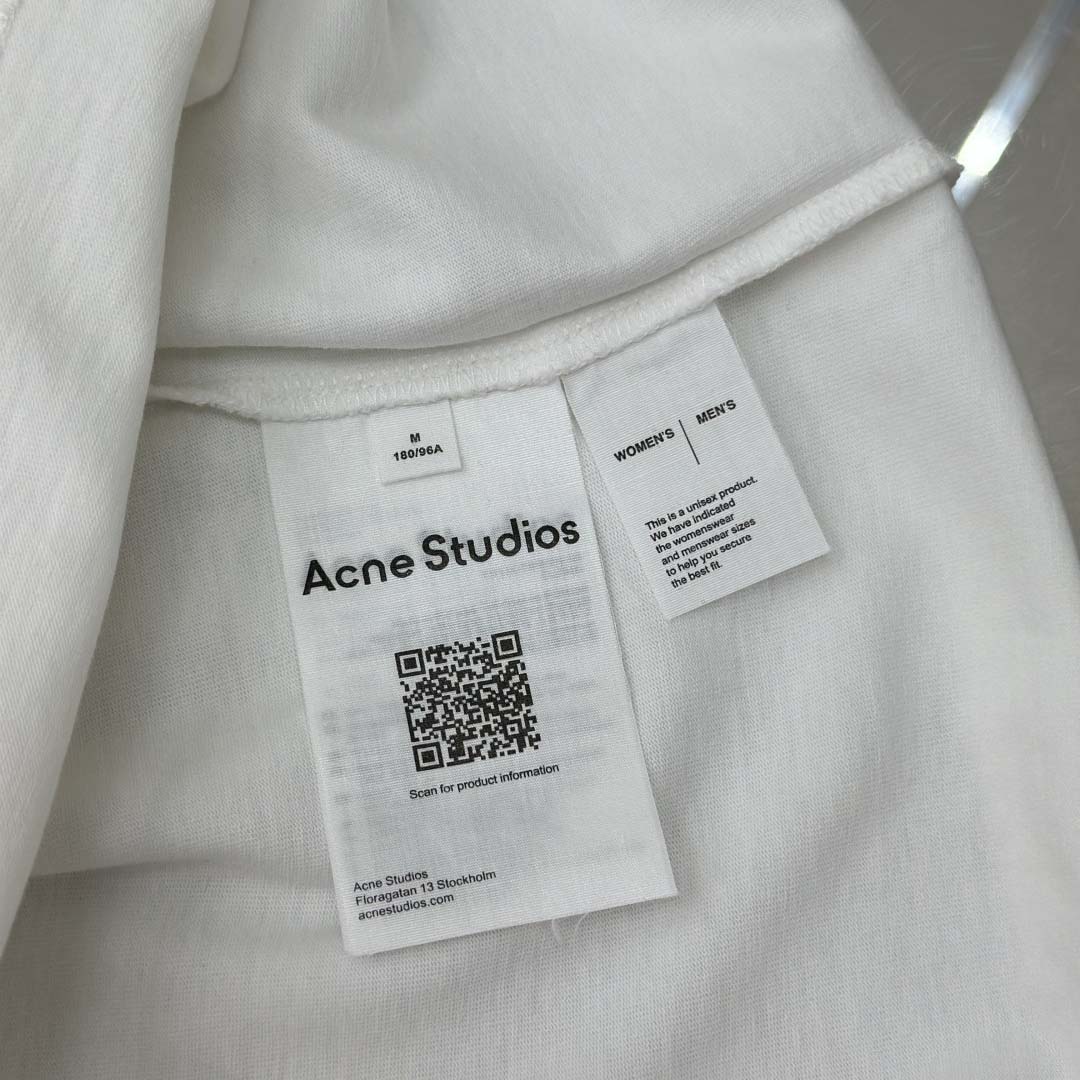Acne Studios Layered Logo T-shirt - FashionPlug