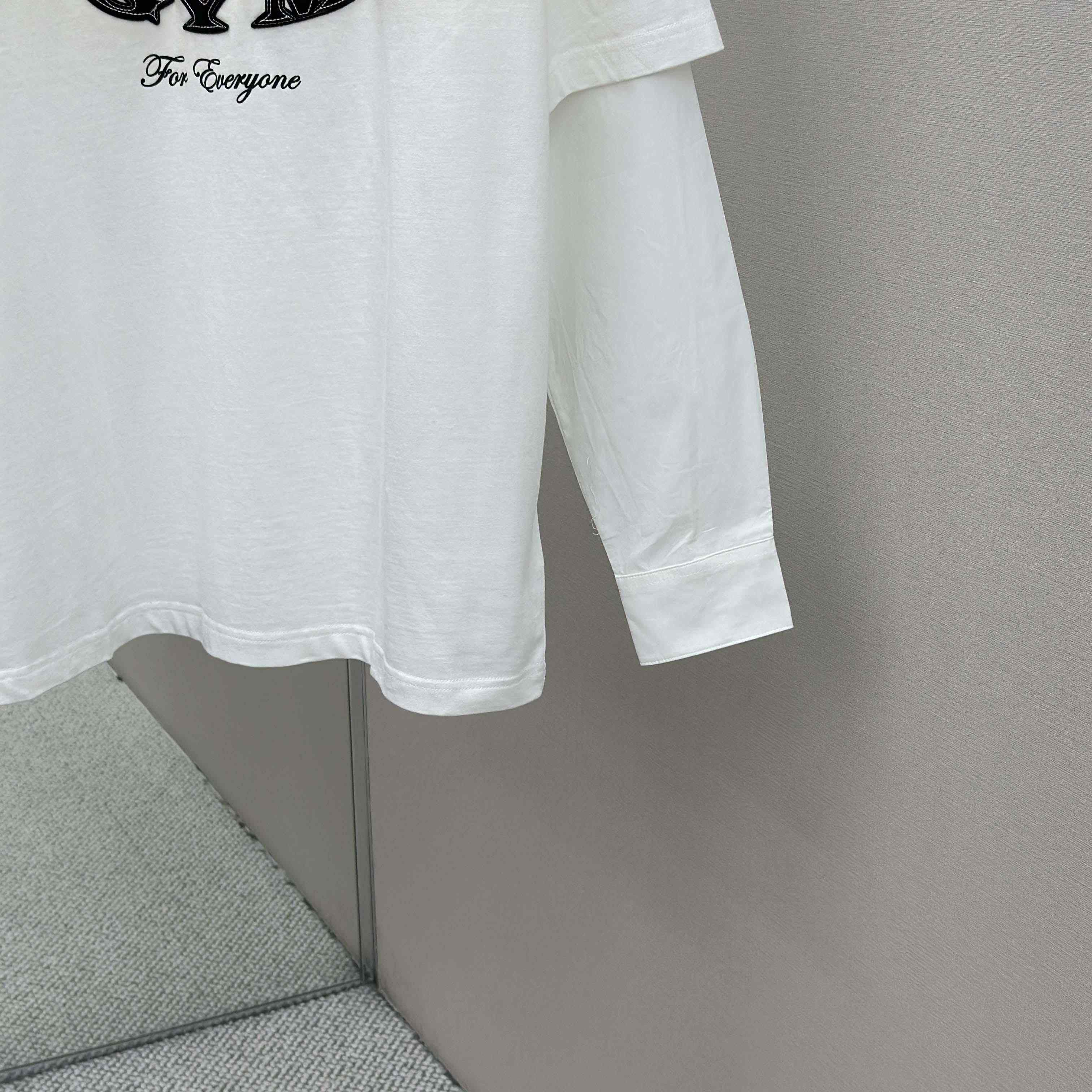Acne Studios Layered Logo T-shirt - FashionPlug