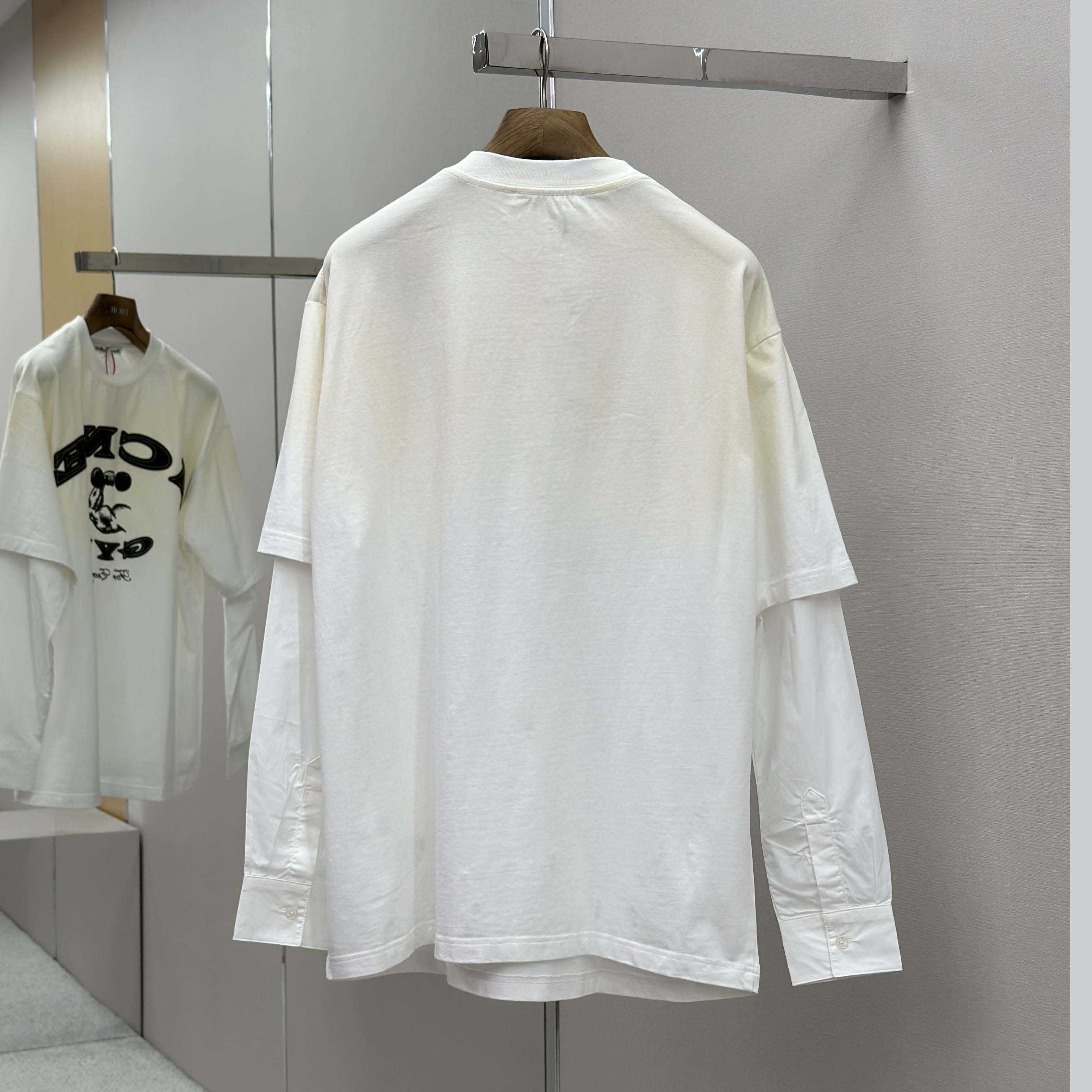 Acne Studios Layered Logo T-shirt - FashionPlug