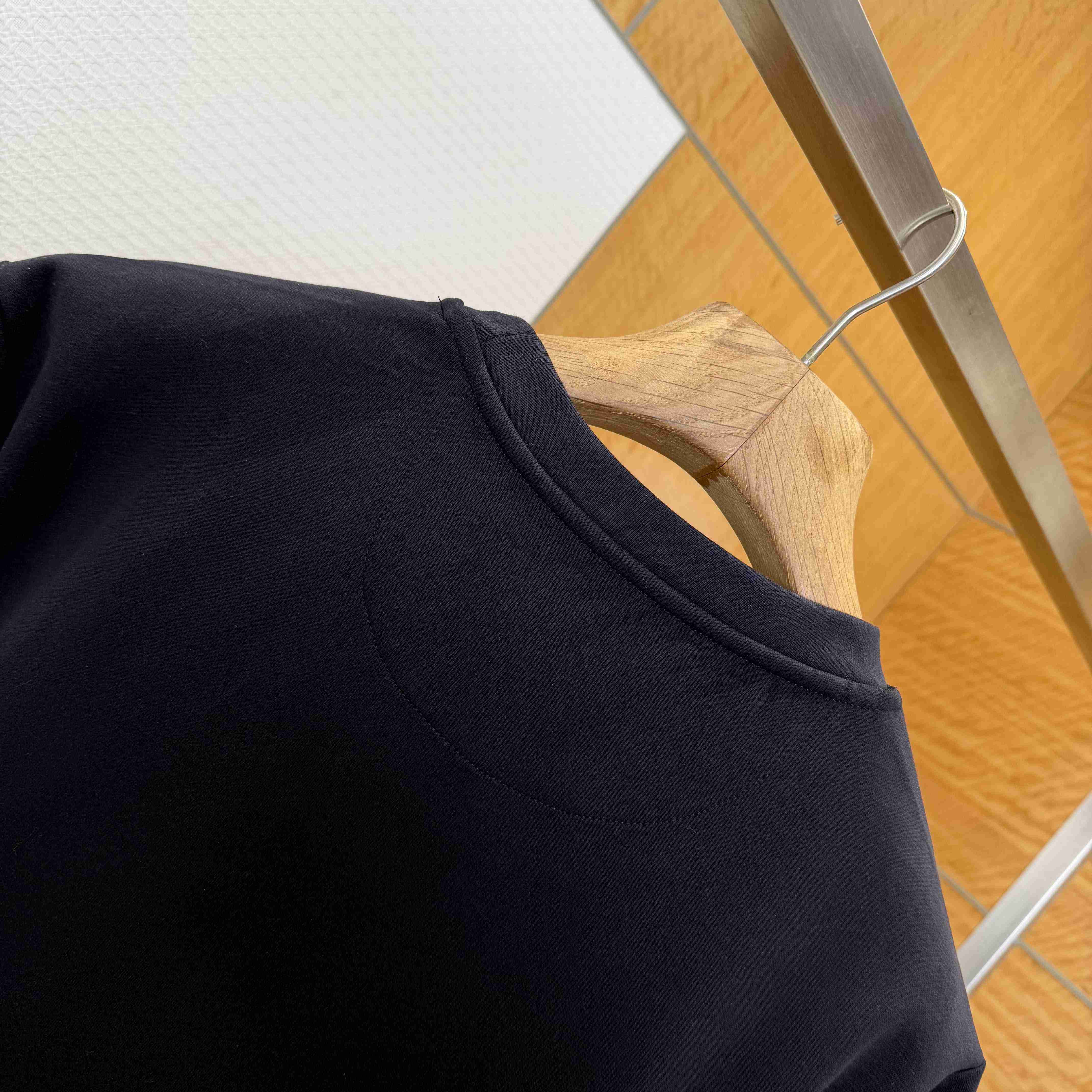 Fendi Dark Blue Cotton T-shirt - FashionPlug