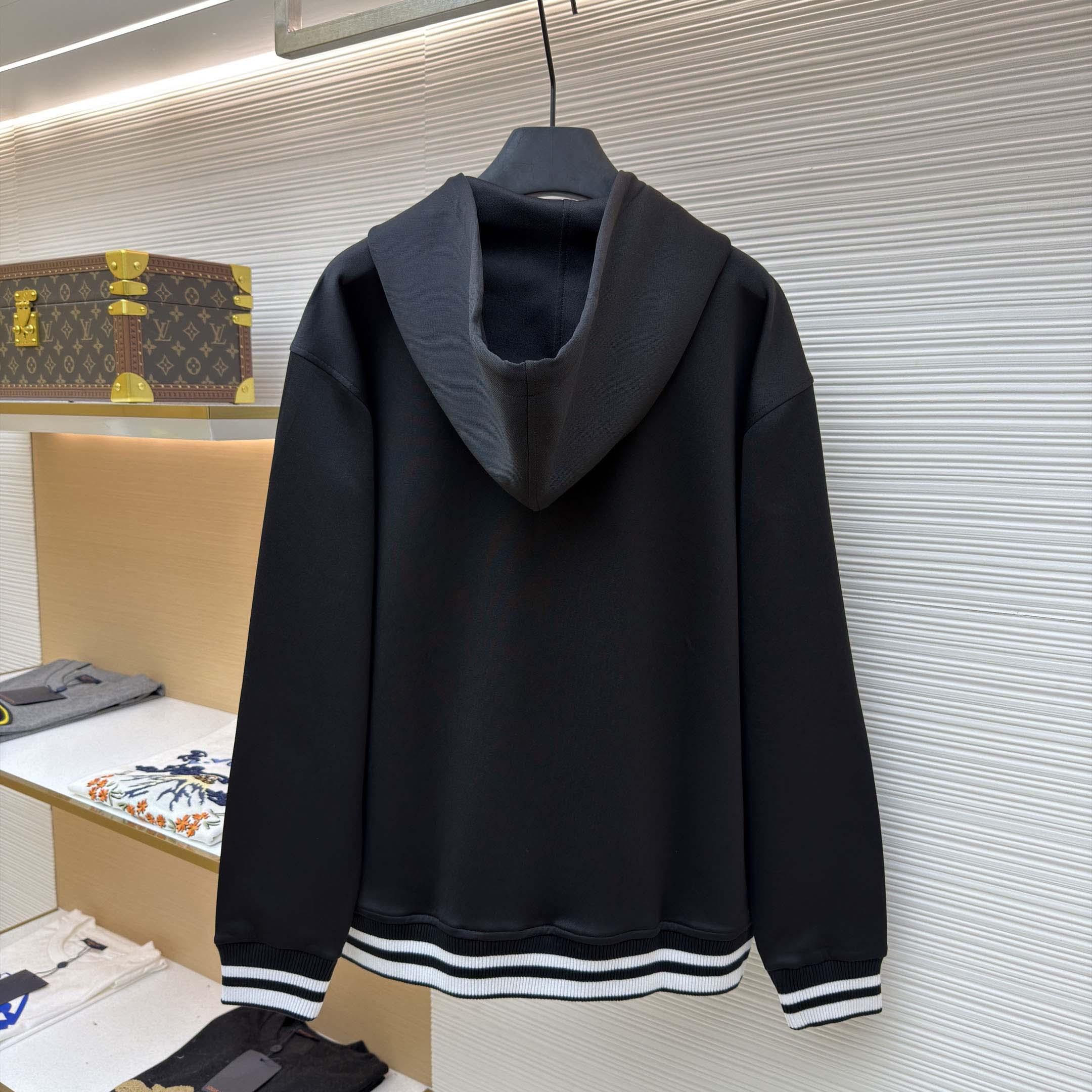 Gucci Technical Jersey Hooded Zip Jacket - FashionPlug