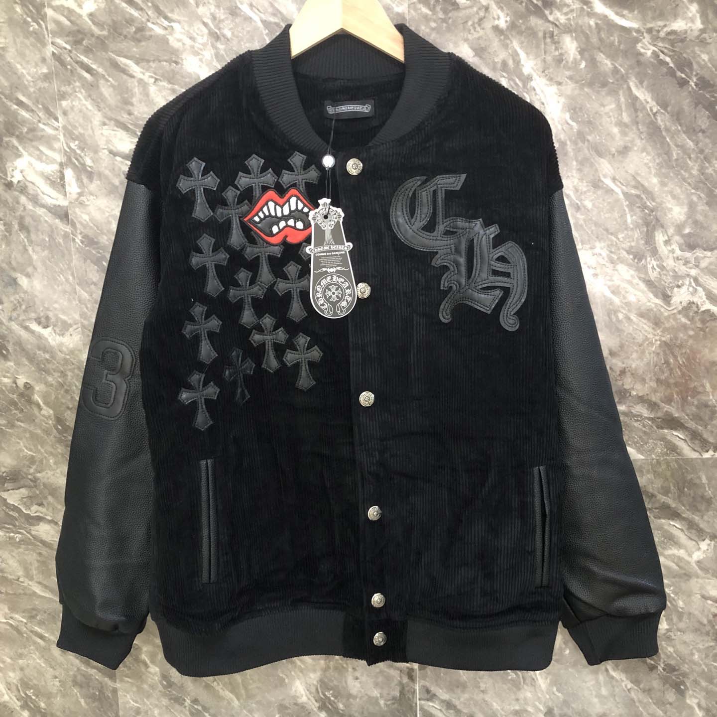 Chrome Hearts Matty Boy Varsity Jacket - FashionPlug