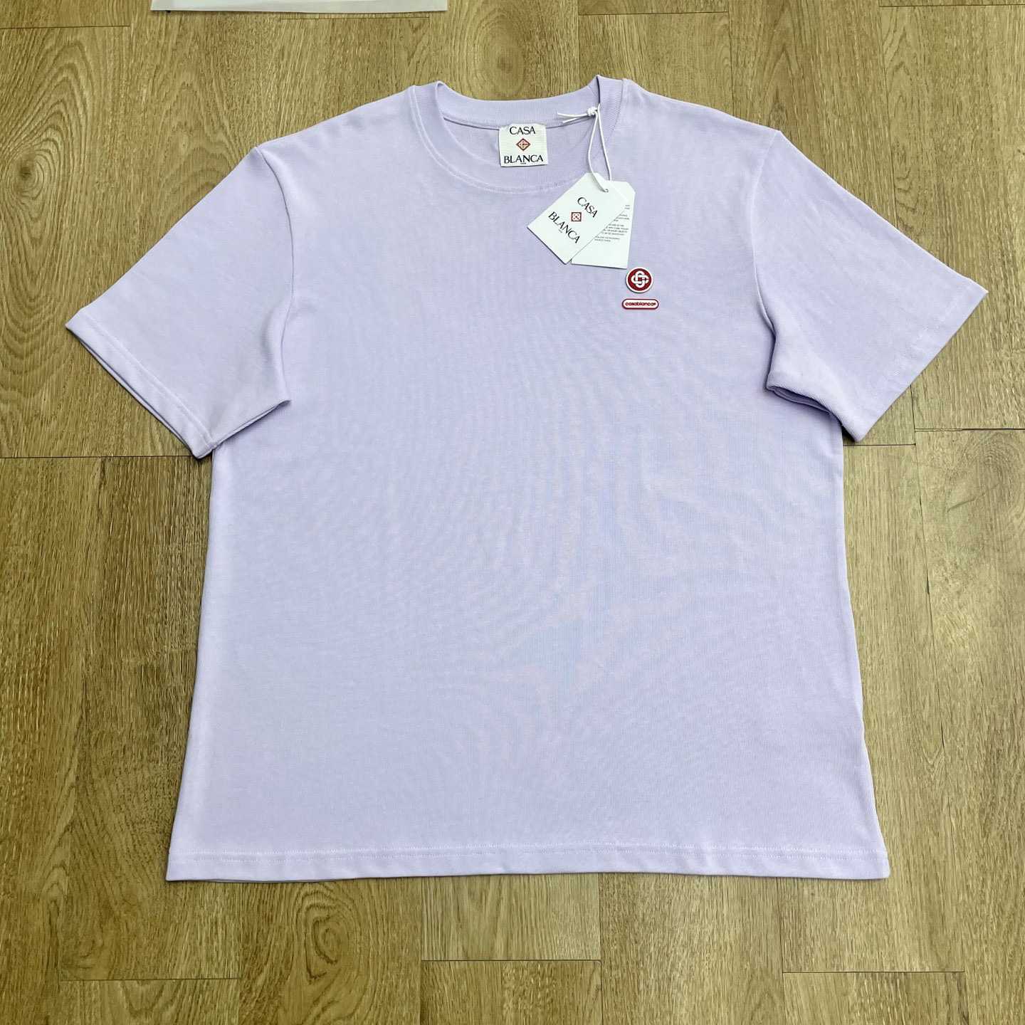 Casablanca Logo-patch Cotton T-shirt   C1089 - FashionPlug