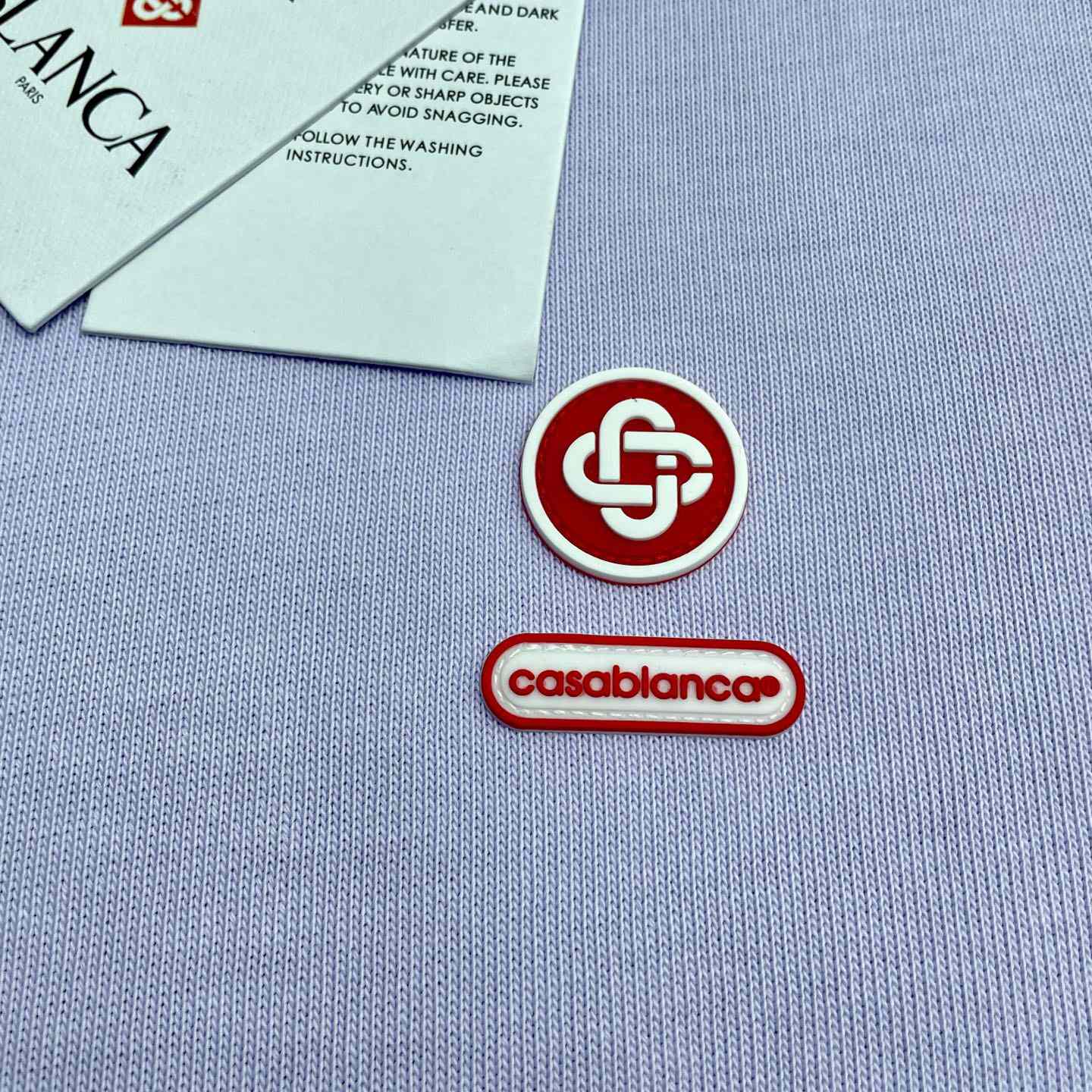 Casablanca Logo-patch Cotton T-shirt   C1089 - FashionPlug
