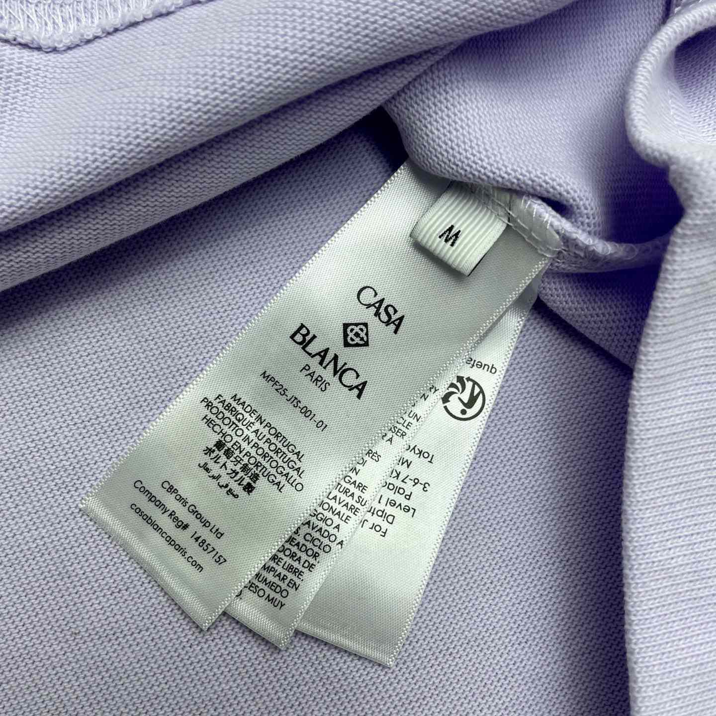 Casablanca Logo-patch Cotton T-shirt   C1089 - FashionPlug