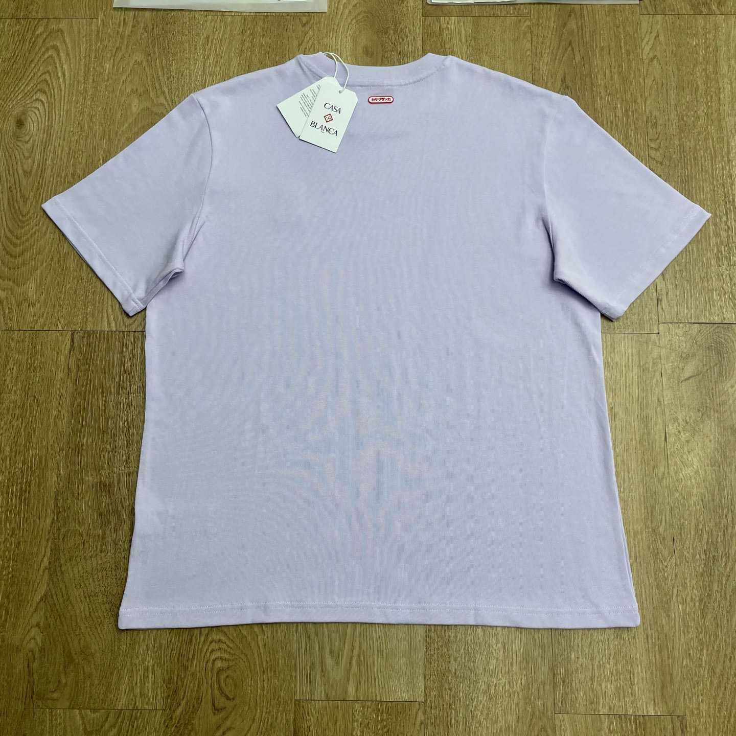 Casablanca Logo-patch Cotton T-shirt   C1089 - FashionPlug