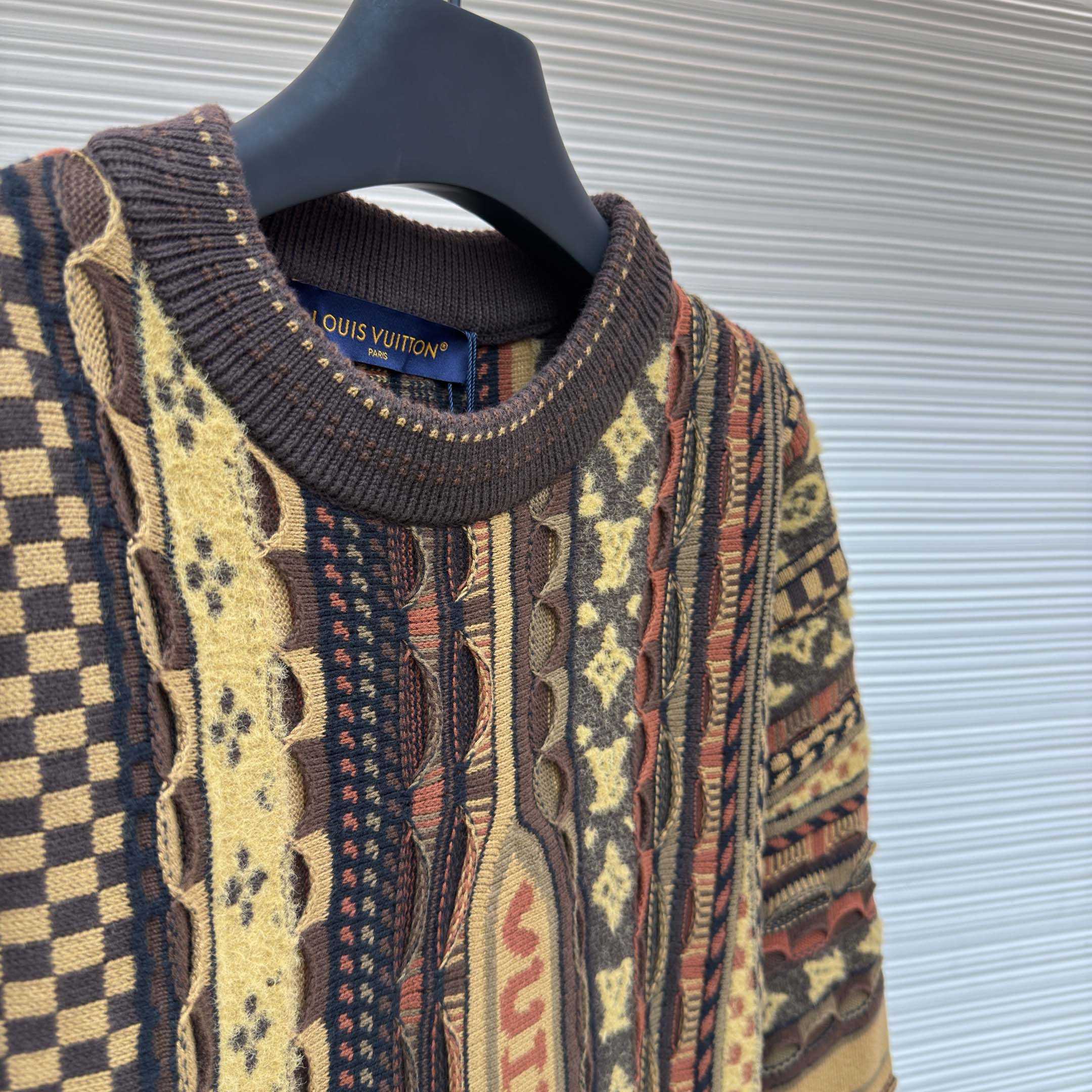 Louis Vuitton Long-Sleeved Crewneck   1AIMBI - FashionPlug