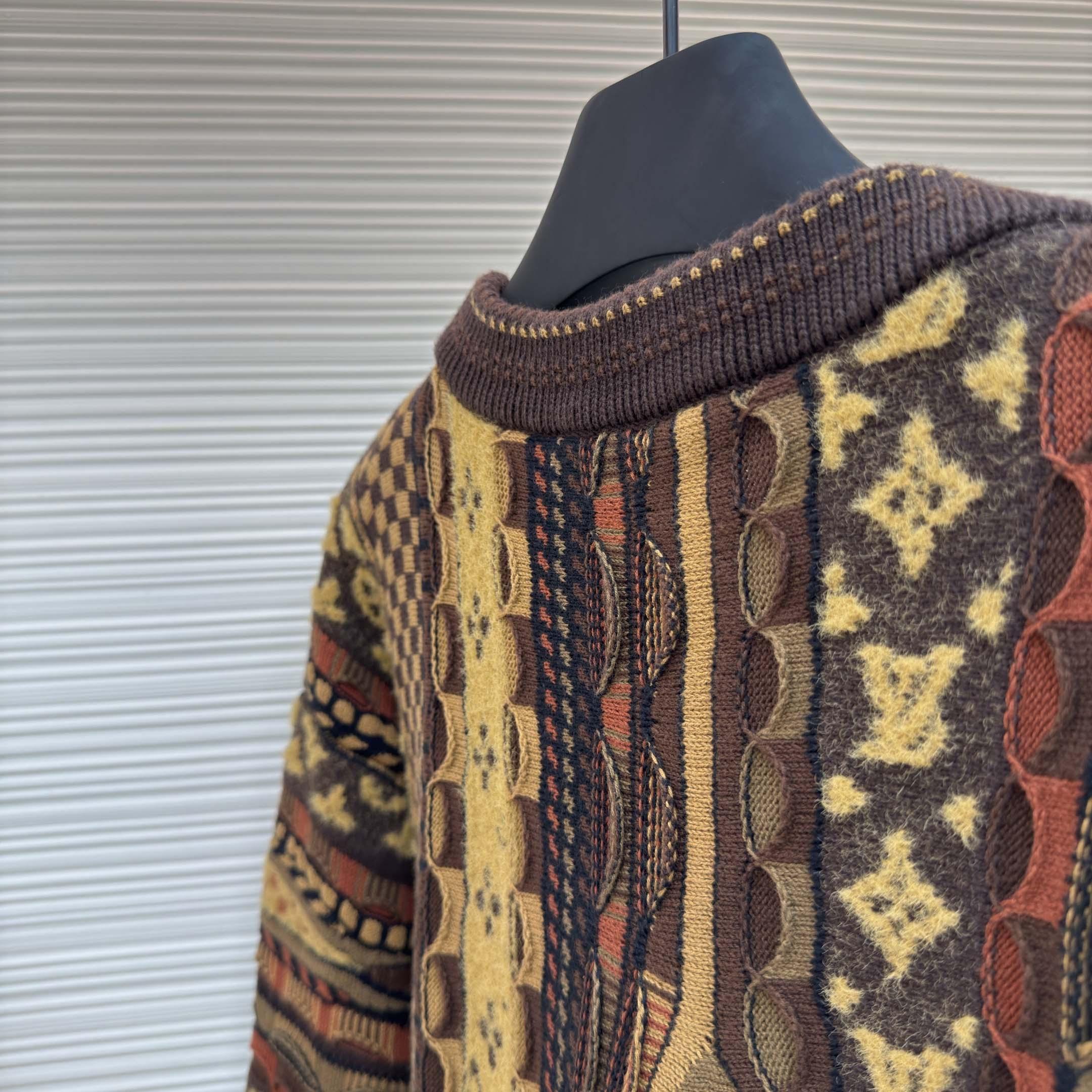 Louis Vuitton Long-Sleeved Crewneck   1AIMBI - FashionPlug