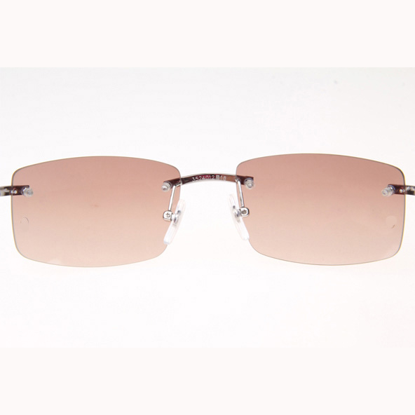 Cartier CT_3524012 White Mix Black Buffalo Sunglasses In Silver Brown - FashionPlug