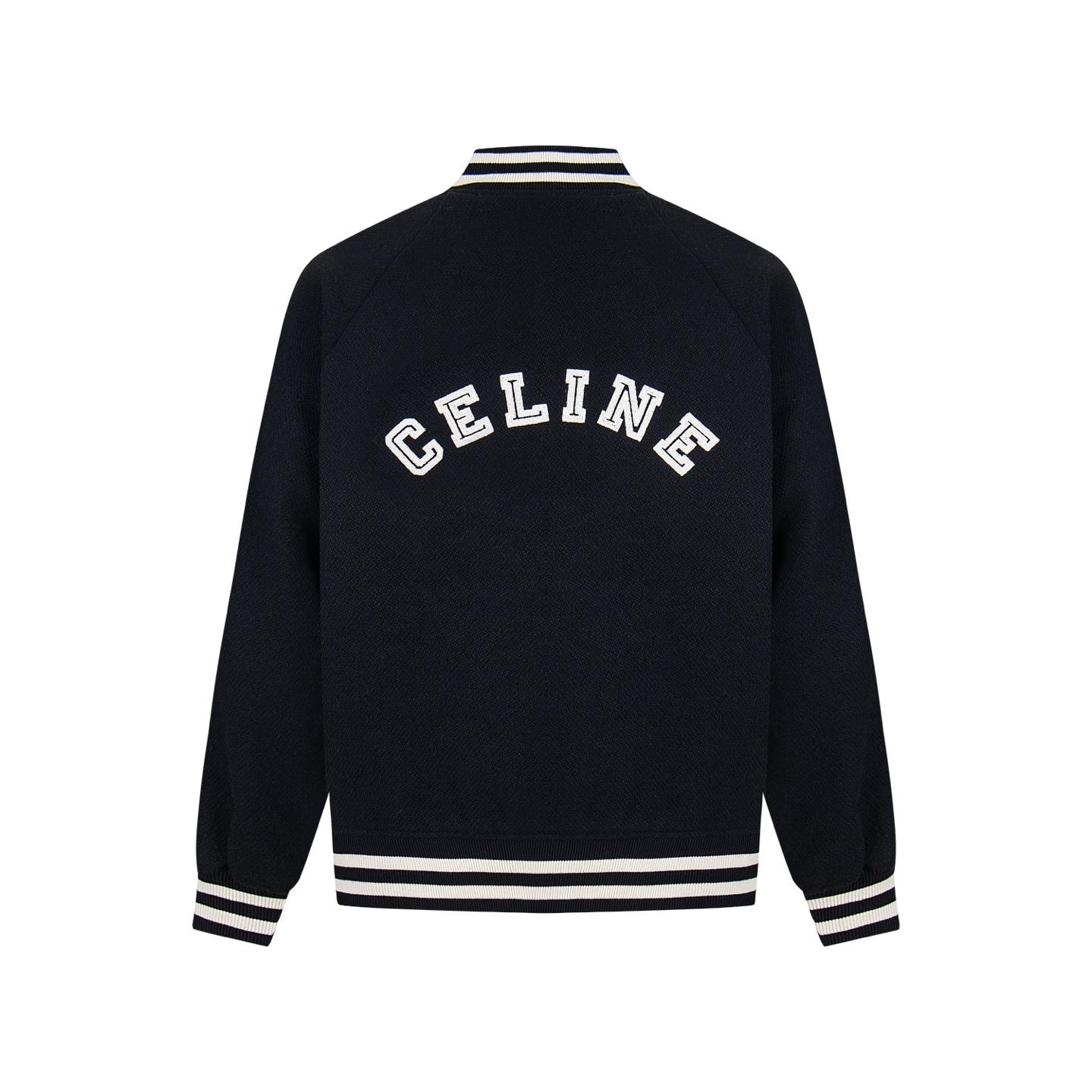 Celine Classic Teddy Jacket In Textured Wool - FashionPlug