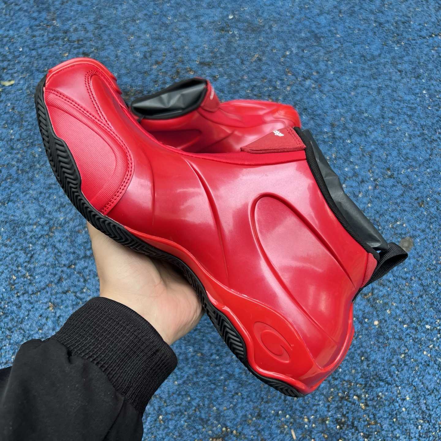 Balenciaga Basketball Sneaker 19th Edition “Black/Red” 824909WBKBM6010 - FashionPlug