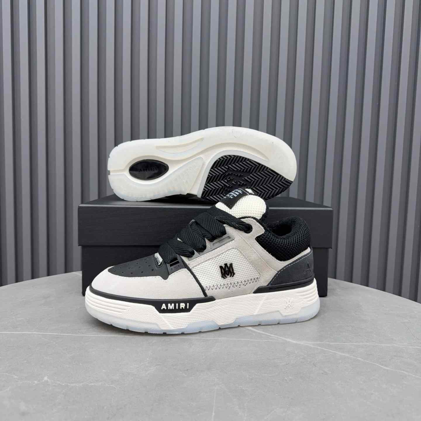 Amiri MA-1 'White Grey Black' - FashionPlug