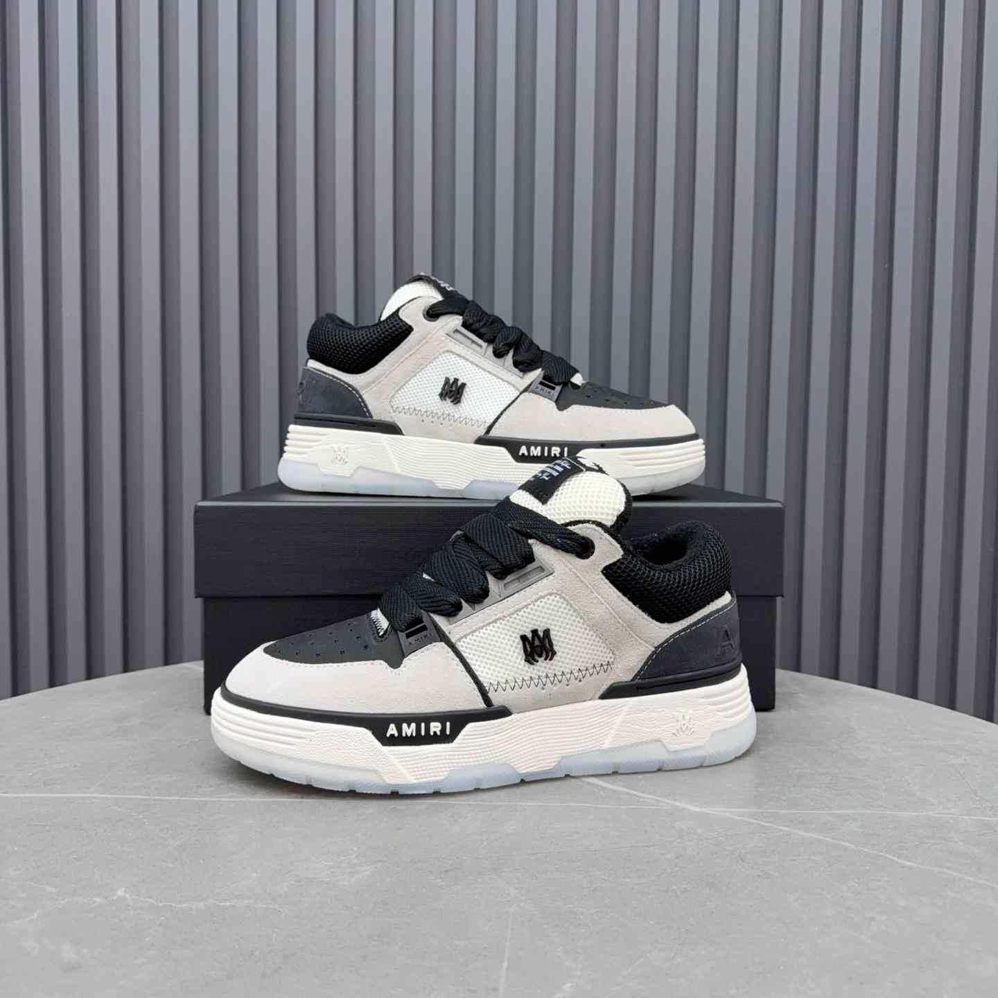 Amiri MA-1 'White Grey Black' - FashionPlug