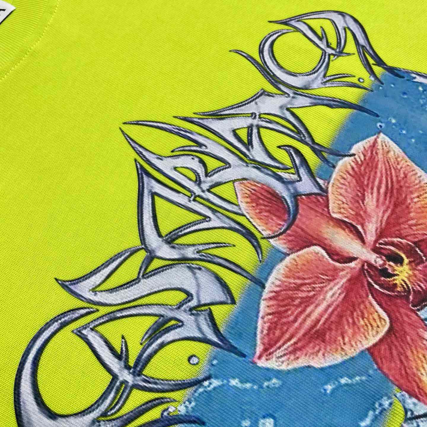 Casablanca Blades Oversized Short Sleeve T-Shirt   C1086 - FashionPlug