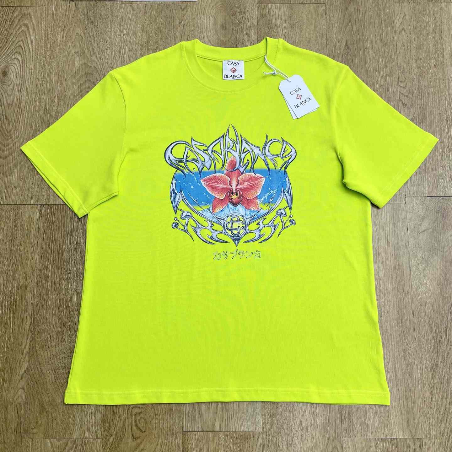 Casablanca Blades Oversized Short Sleeve T-Shirt   C1086 - FashionPlug