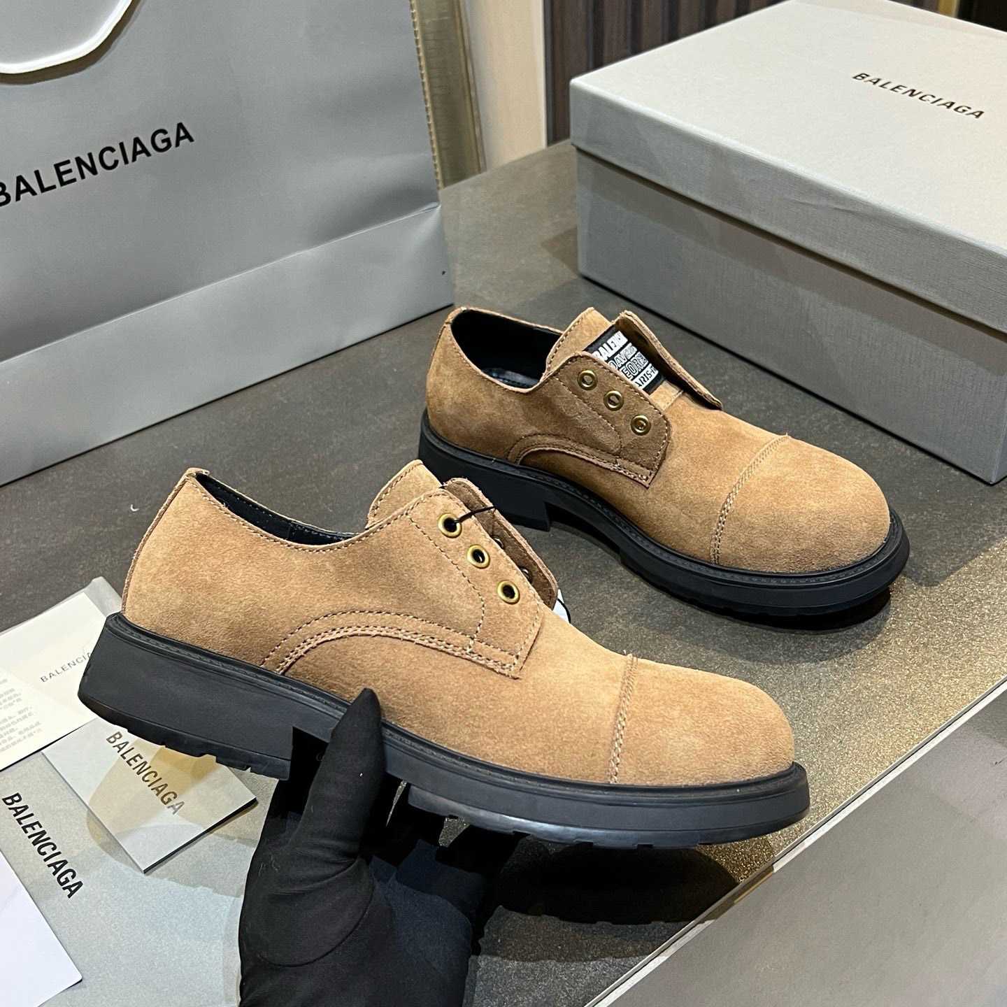 Balenciaga Gray Truck Derby - FashionPlug