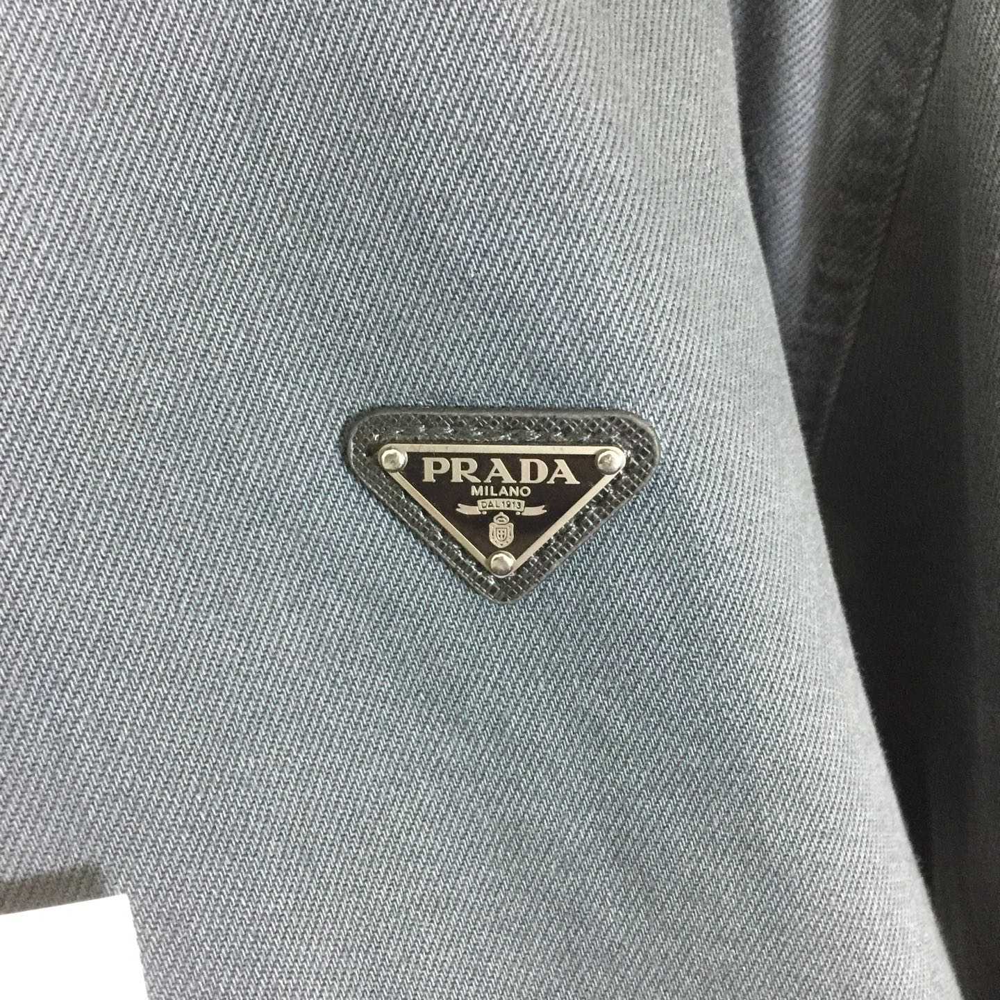 Prada Denim Blouson Jacket - FashionPlug