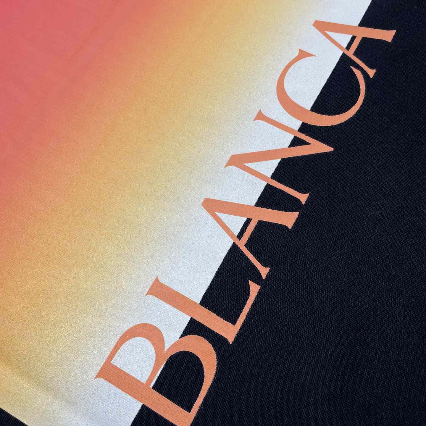 Casablanca Gradient Square Short Sleeve T-Shirt   C1101 - FashionPlug