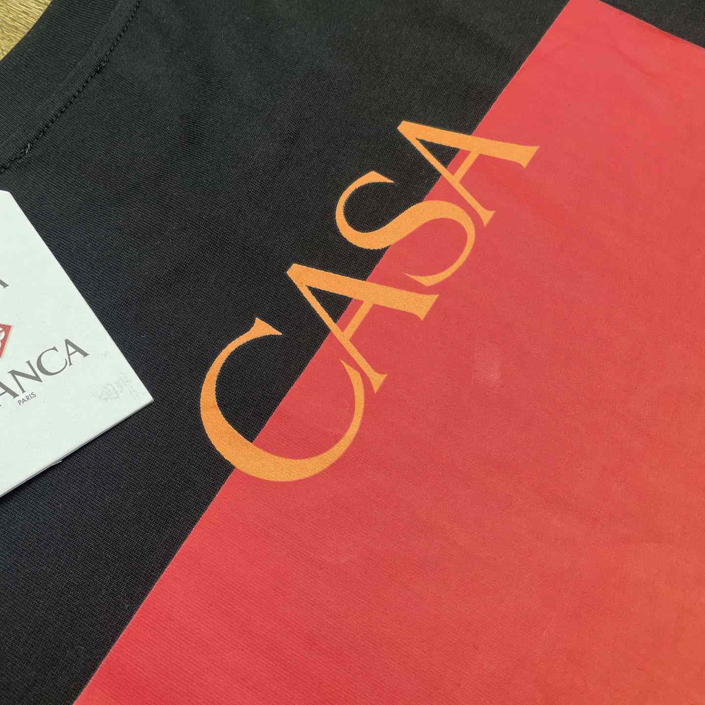 Casablanca Gradient Square Short Sleeve T-Shirt   C1101 - FashionPlug