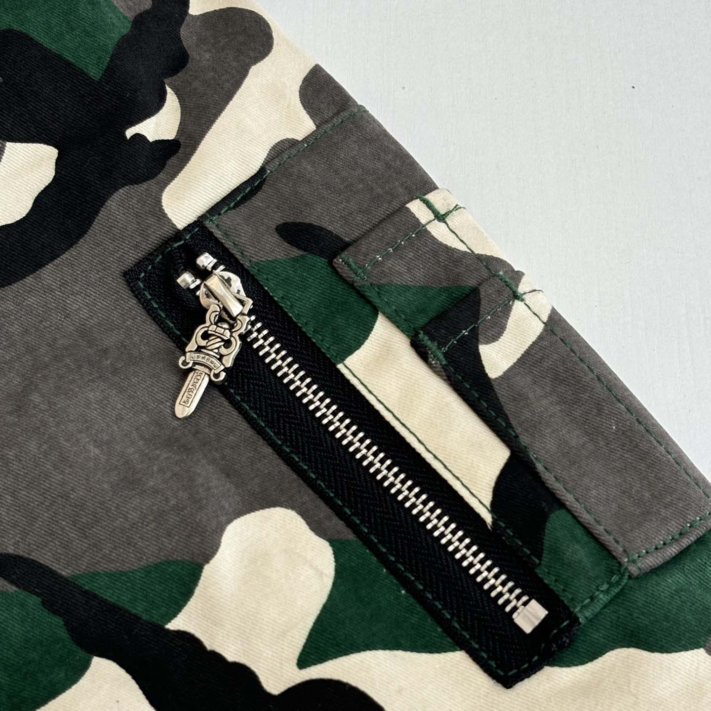 Chrome Hearts Matty Boy Desert Camouflage Sex Records Bomber Jacket - FashionPlug