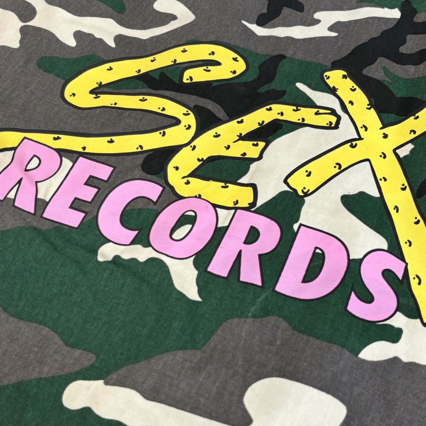 Chrome Hearts Matty Boy Desert Camouflage Sex Records Bomber Jacket - FashionPlug