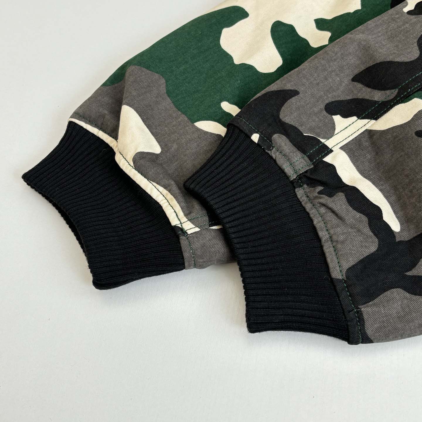 Chrome Hearts Matty Boy Desert Camouflage Sex Records Bomber Jacket - FashionPlug