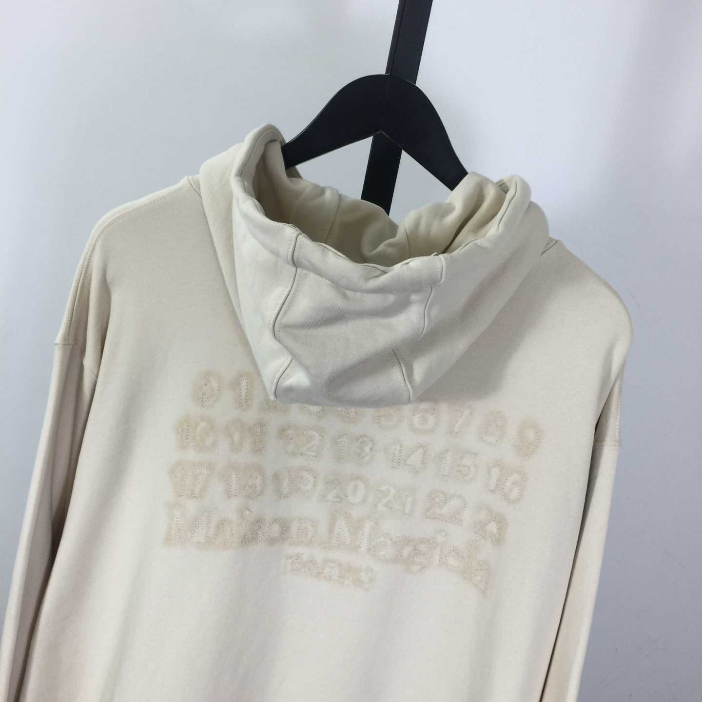 Maison Margiela Embroidered Logo Hoodie - FashionPlug