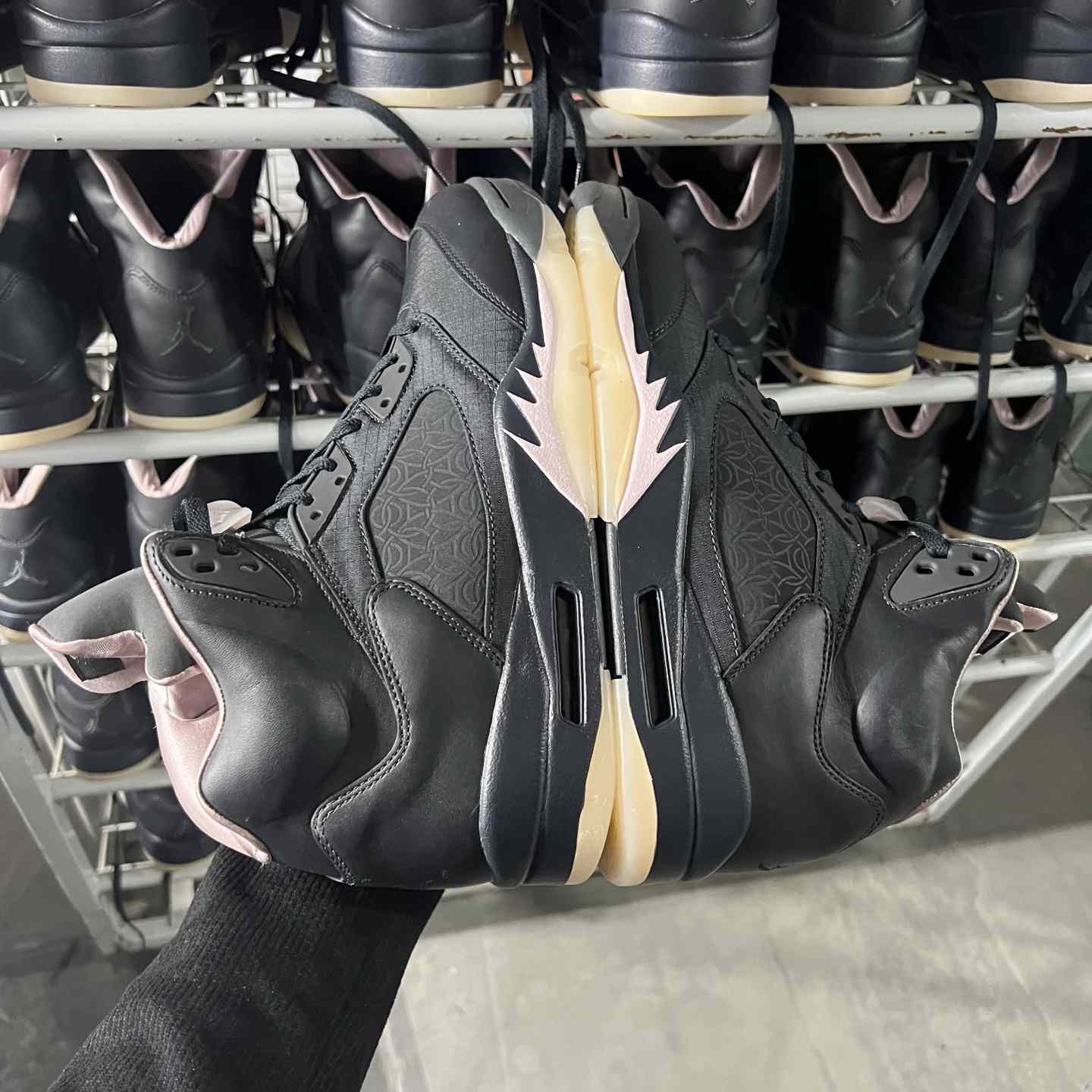 PSG x Air Jordan 5 “Off Noir” HQ3004-001  - FashionPlug