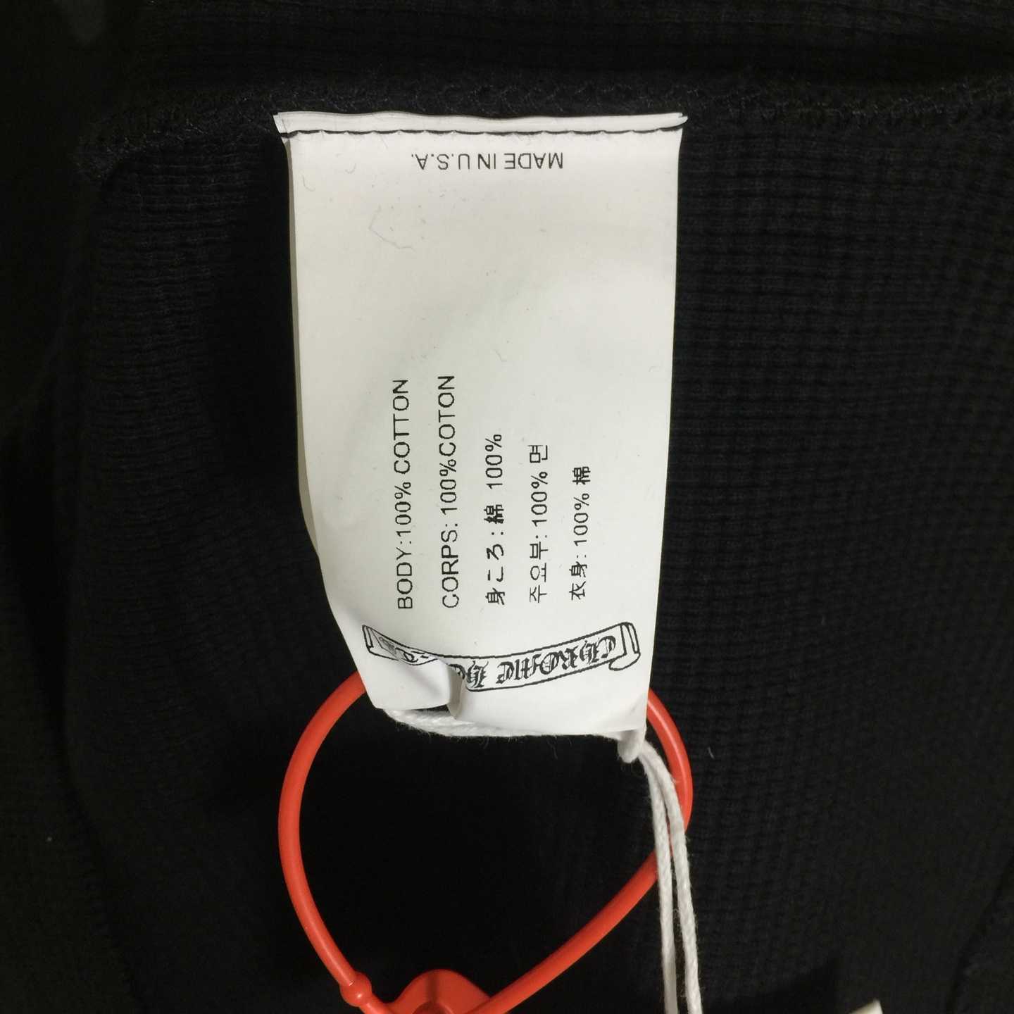 Chrome Hearts Waffle Henley Collar Long Sleeves - FashionPlug