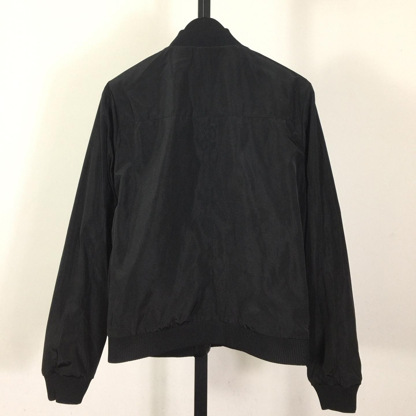 Prada Leather Bomber Jacket - FashionPlug