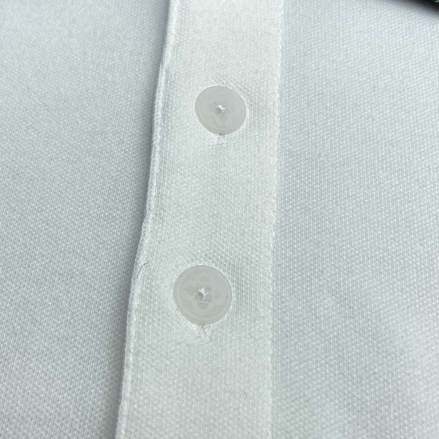 Casablanca Laurel Pique Short Sleeve Polo Shirt    c1097 - FashionPlug