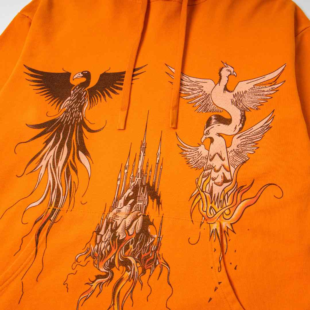 Who Decides War Nefarious Bird-print Hoodie - FashionPlug