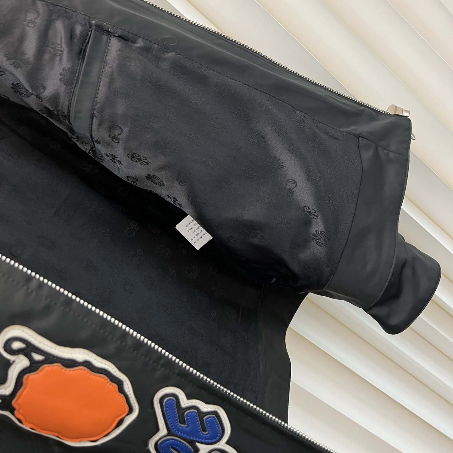 Chrome Hearts Matty Boy Cross patch Zip Up Jacket  - FashionPlug