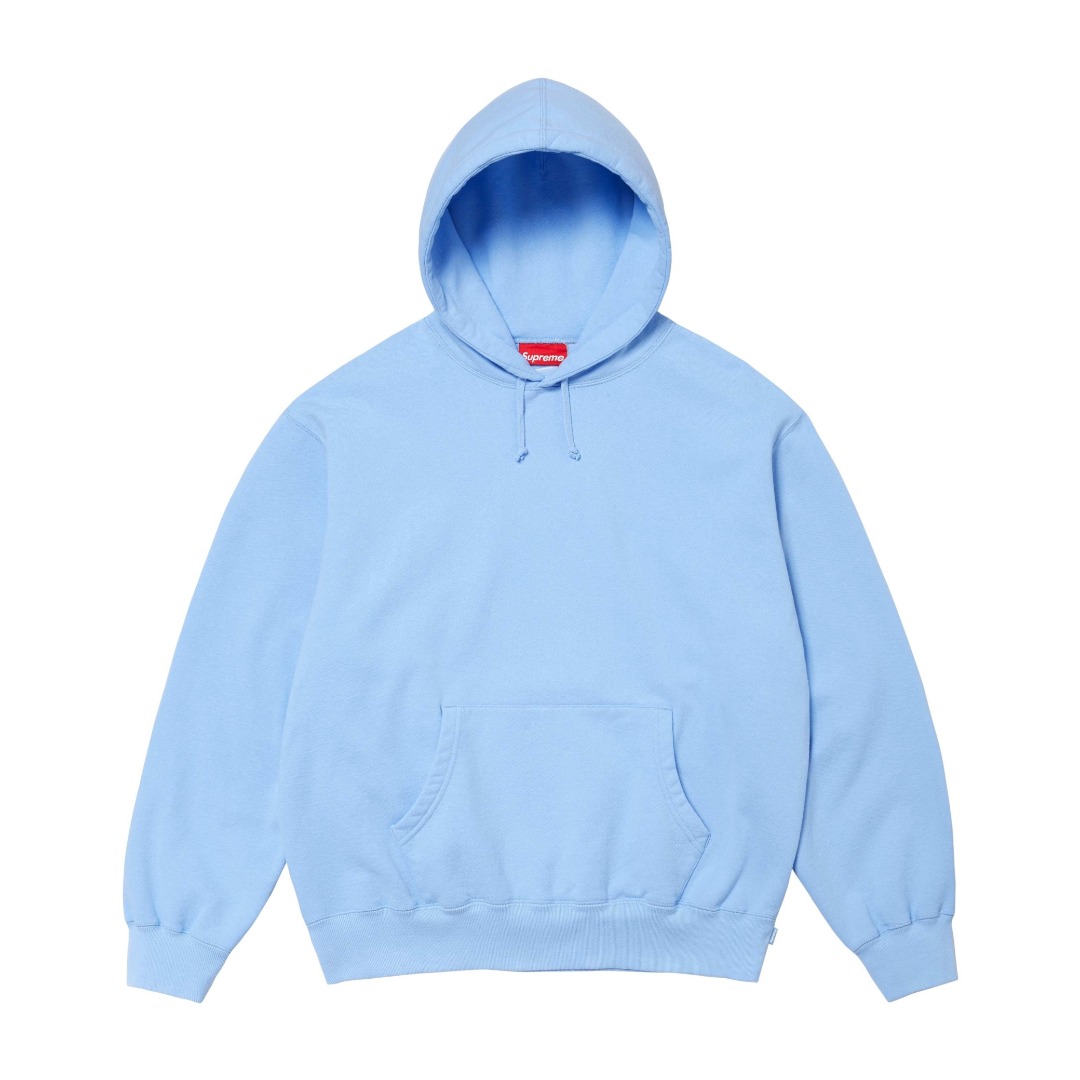 Supreme Satin Appliqué Hooded Sweatshirt - FashionPlug
